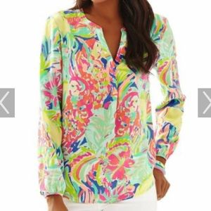 Lilly Pulitzer Stacy top Casa Banana